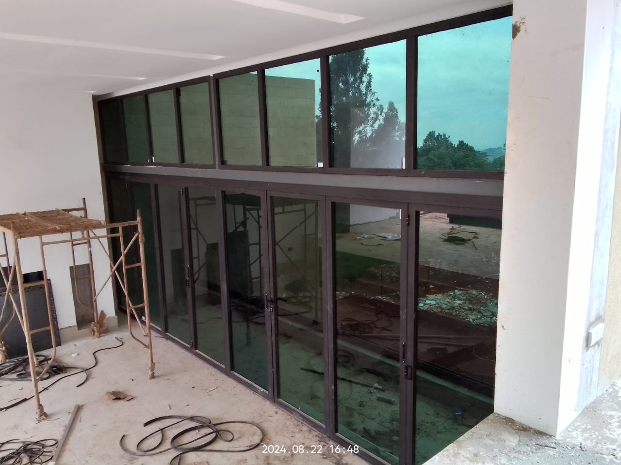 Image of aluminum work.